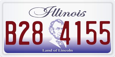 IL license plate B284155