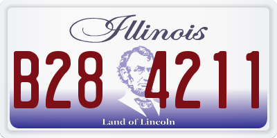 IL license plate B284211