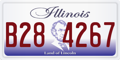 IL license plate B284267