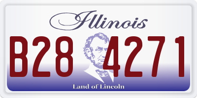 IL license plate B284271