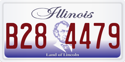 IL license plate B284479