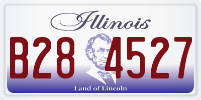 IL license plate B284527