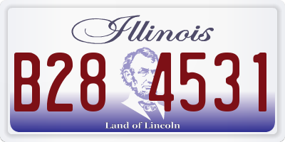 IL license plate B284531
