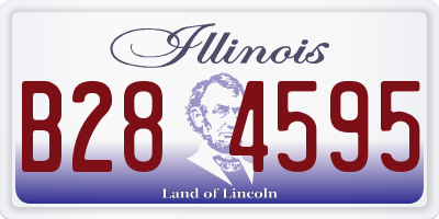 IL license plate B284595