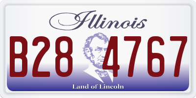 IL license plate B284767