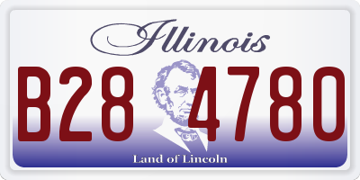 IL license plate B284780