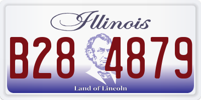 IL license plate B284879