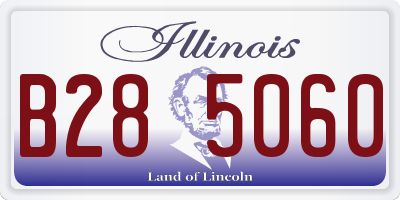 IL license plate B285060