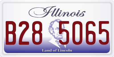IL license plate B285065