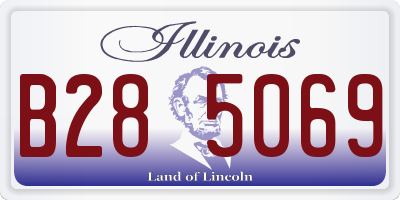 IL license plate B285069