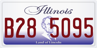 IL license plate B285095