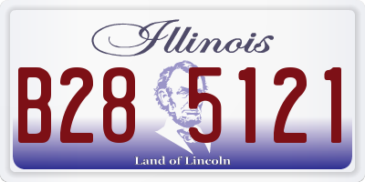 IL license plate B285121