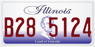 IL license plate B285124