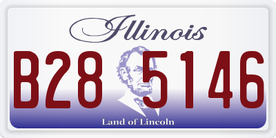 IL license plate B285146