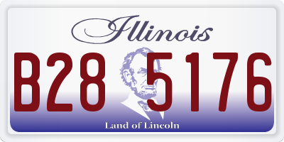 IL license plate B285176