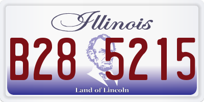 IL license plate B285215