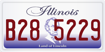 IL license plate B285229