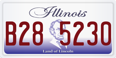 IL license plate B285230