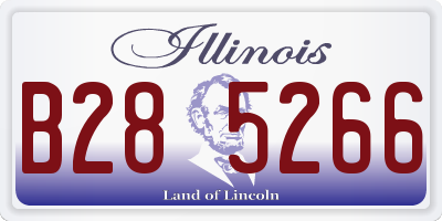 IL license plate B285266