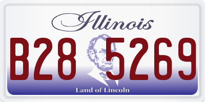 IL license plate B285269