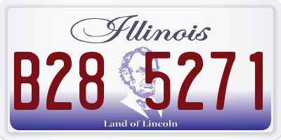 IL license plate B285271