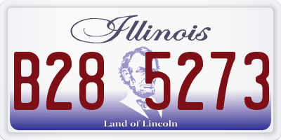 IL license plate B285273