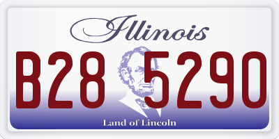 IL license plate B285290