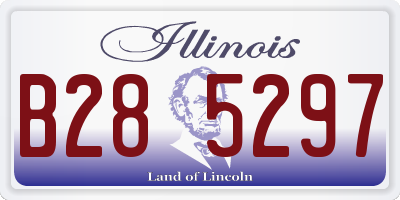 IL license plate B285297