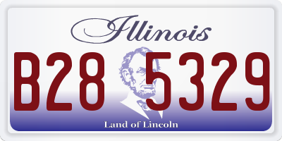 IL license plate B285329