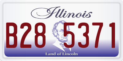 IL license plate B285371