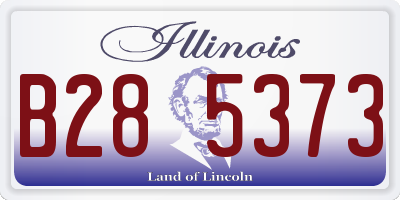 IL license plate B285373