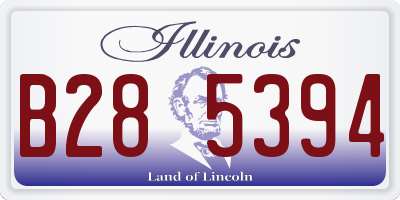 IL license plate B285394