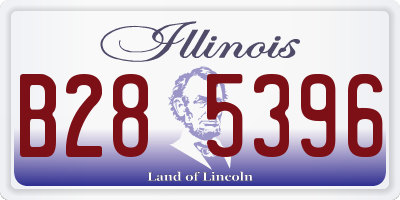 IL license plate B285396