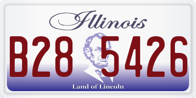 IL license plate B285426