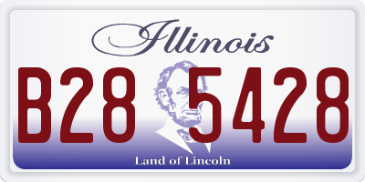 IL license plate B285428