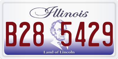 IL license plate B285429