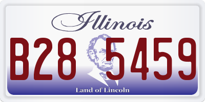 IL license plate B285459