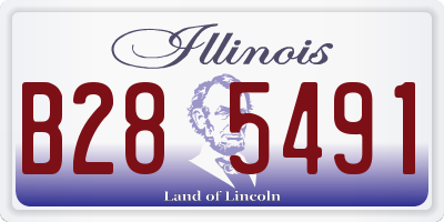 IL license plate B285491