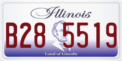 IL license plate B285519