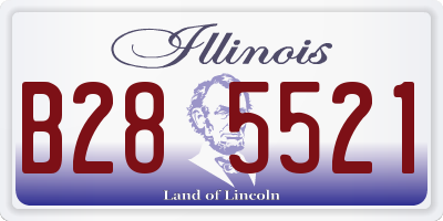 IL license plate B285521