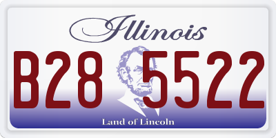IL license plate B285522