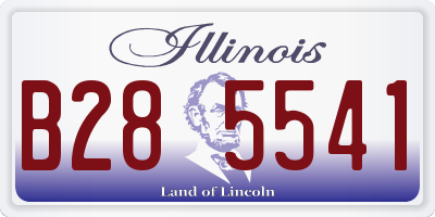IL license plate B285541