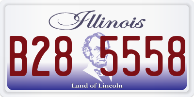 IL license plate B285558