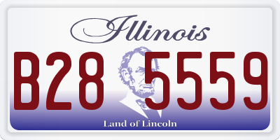 IL license plate B285559