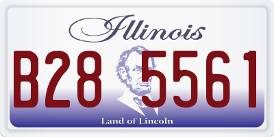 IL license plate B285561