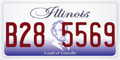 IL license plate B285569