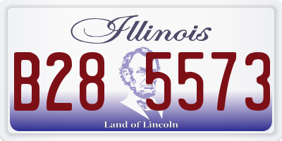 IL license plate B285573
