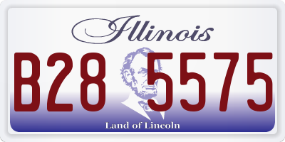 IL license plate B285575