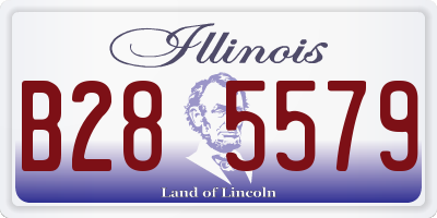 IL license plate B285579