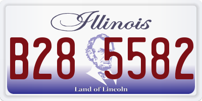 IL license plate B285582